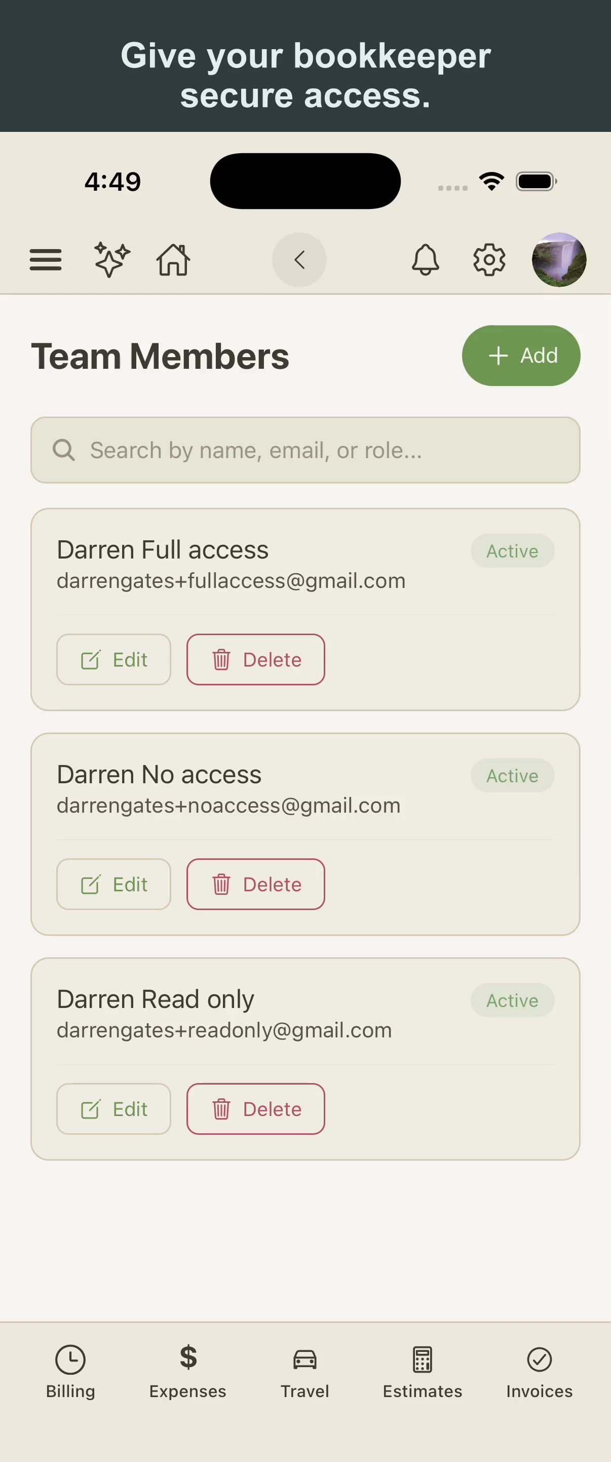 Invite your team — Invoicerator getting started